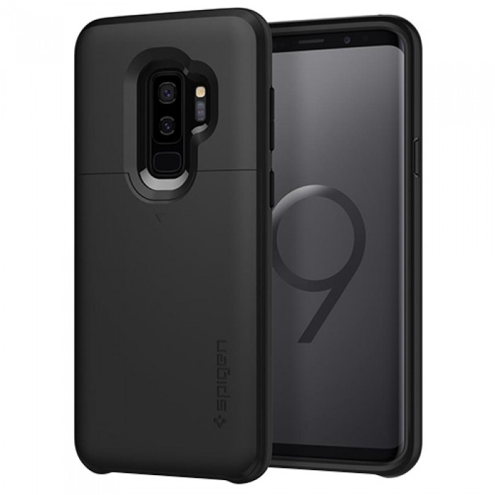 Ốp lưng SamSung Galaxy S9 Plus Spigen Slim Armor CS (Đen)